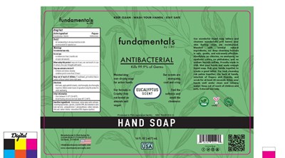 Fundementals Hand Soap 16oz Eucalyptus